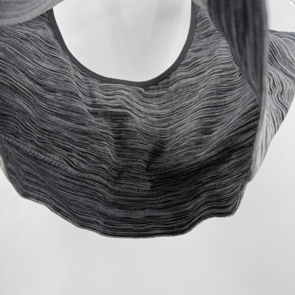Shadow Sport Heather Gray Removable Padded Racerback Sports Bra Women's Medium - Picture 4 of 6